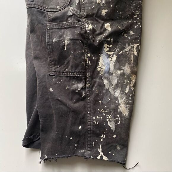 DISTRESSED Carhartt Cutoff Shorts workwear size 33 - Picture 8 of 16